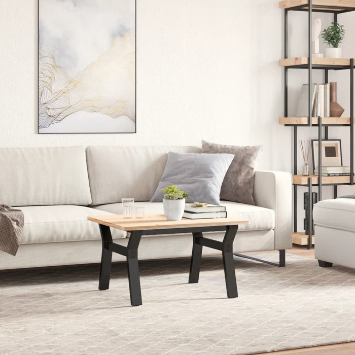 Telaio Gambe a Y per Tavolino da Salotto 60x50x38 cm in Acciaio 357919