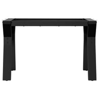 Telaio Gambe a Y per Tavolino da Salotto 60x40x38 cm in Acciaio