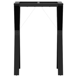 Telaio Gambe a Y per Tavolo da Pranzo 50x40x73 cm in Acciaio 357928