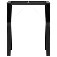 Telaio Gambe a Y per Tavolo da Pranzo 60x50x73 cm in Acciaio