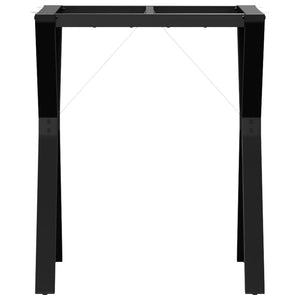 Telaio Gambe a Y per Tavolo da Pranzo 60x50x73 cm in Acciaio 357929