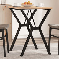 Telaio Gambe a Y per Tavolo da Pranzo 60x50x73 cm in Acciaio