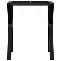 Telaio Gambe a Y per Tavolo da Pranzo 60x60x73 cm in Acciaio