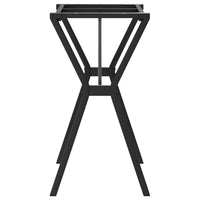 Telaio Gambe a Y per Tavolo da Pranzo 80x40x73 cm in Acciaio