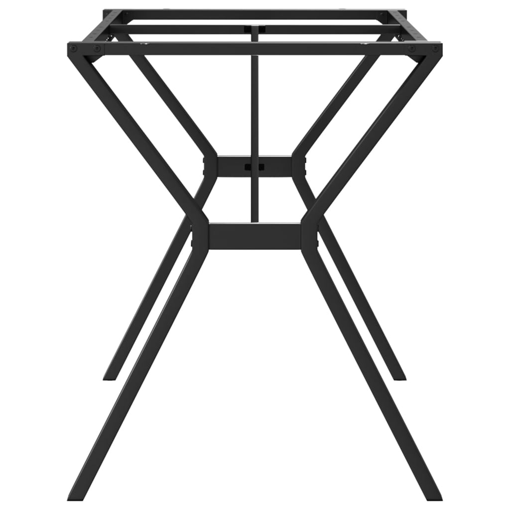 Telaio Gambe a Y per Tavolo da Pranzo 120x60x73 cm in Acciaio