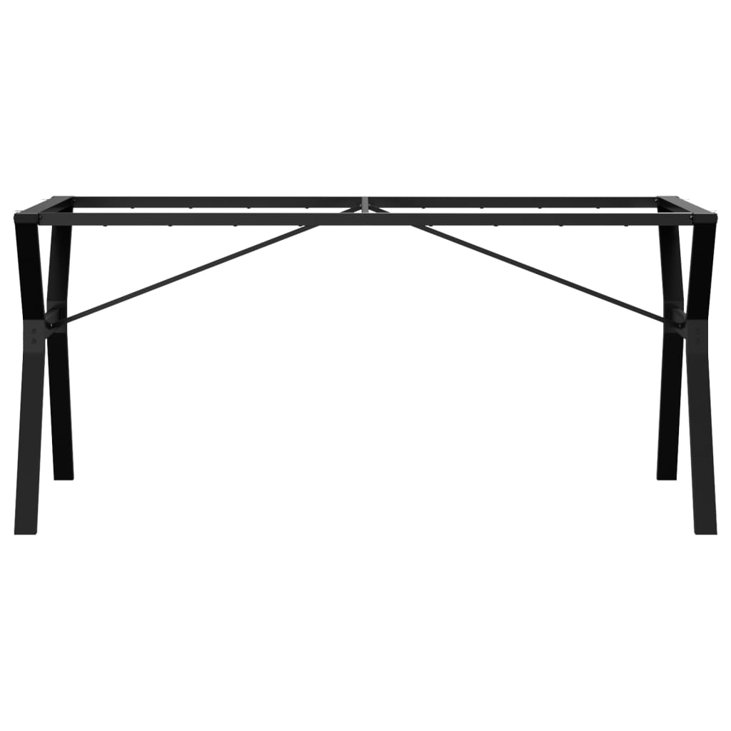 Telaio Gambe a Y per Tavolo da Pranzo 160x80x73 cm in Acciaio 357936