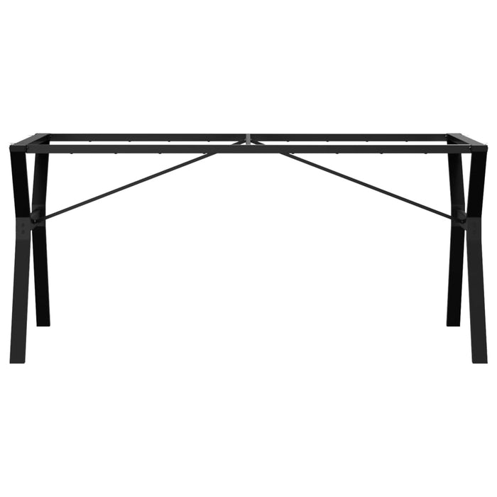 Telaio Gambe a Y per Tavolo da Pranzo 160x80x73 cm in Acciaio 357936