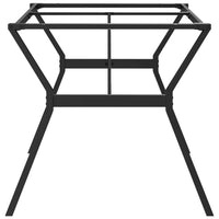 Telaio Gambe a Y per Tavolo da Pranzo 160x80x73 cm in Acciaio 357936