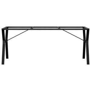 Telaio Gambe a Y per Tavolo da Pranzo 180x80x73 cm in Acciaio 357937