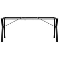 Telaio Gambe a Y per Tavolo da Pranzo 180x80x73 cm in Acciaio