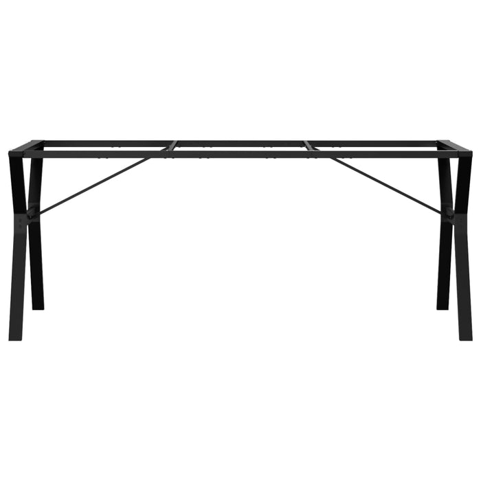 Telaio Gambe a Y per Tavolo da Pranzo 180x80x73 cm in Acciaio