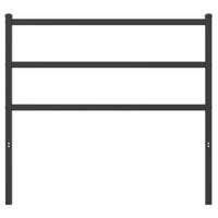 Testiera in Metallo Nero 107 cm 355395