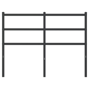 Testiera in Metallo Nero 120 cm