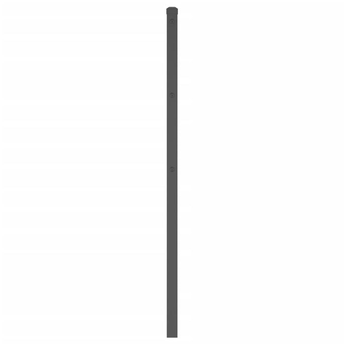 Testiera in Metallo Nero 200 cm 355403