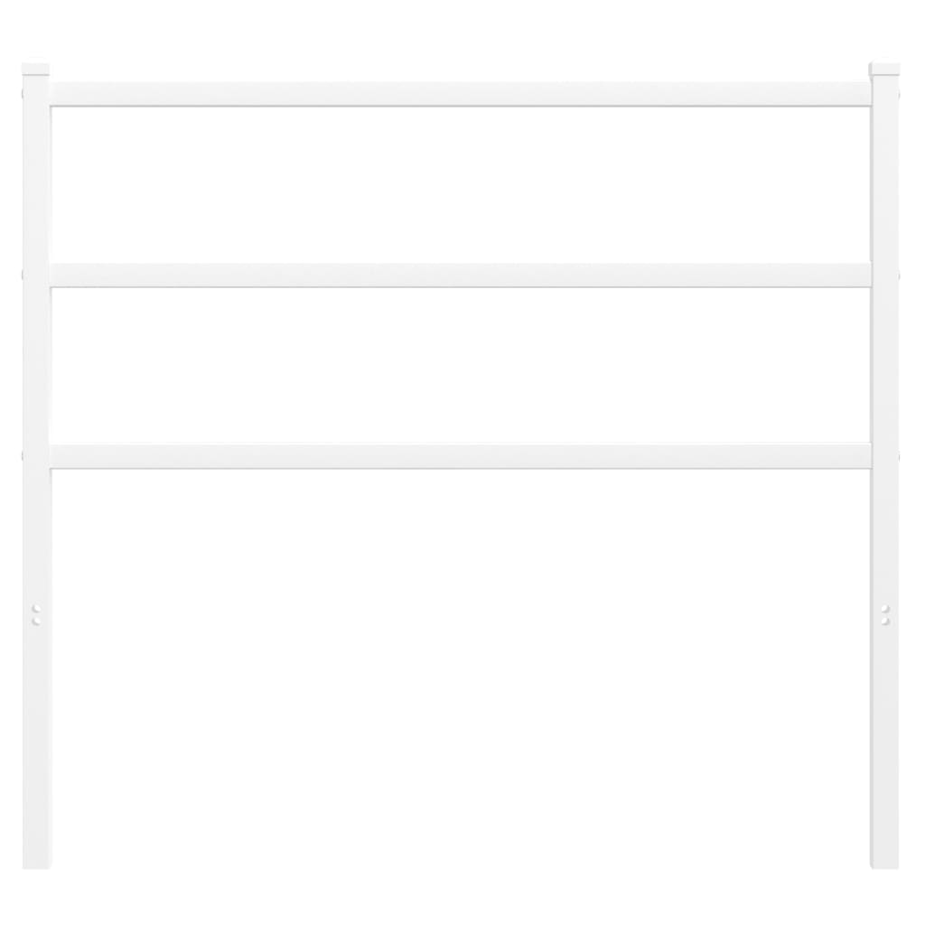 Testiera in Metallo Bianco 107 cm 355444