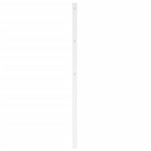 Testiera in Metallo Bianco 107 cm 355444