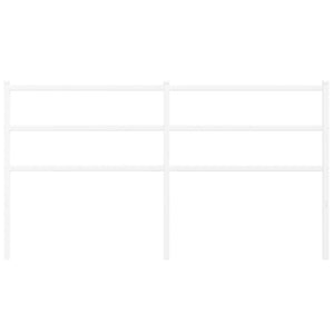 Testiera in Metallo Bianco 150 cm 355448