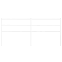 Testiera in Metallo Bianco 193 cm 355451