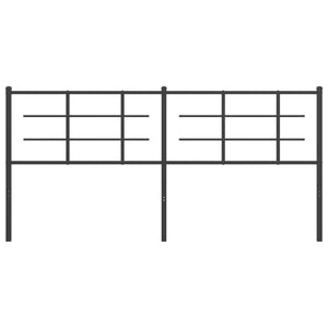 Testiera in Metallo Nero 180 cm 355597