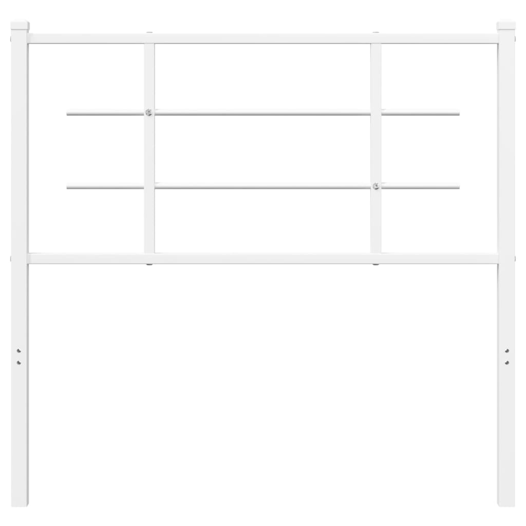 Testiera in Metallo Bianco 100 cm 355639