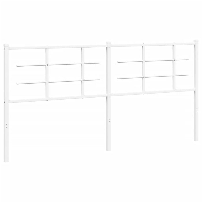 Testiera in Metallo Bianco 180 cm 355646