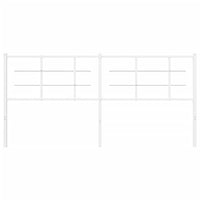 Testiera in Metallo Bianco 180 cm 355646