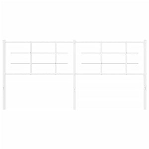 Testiera in Metallo Bianco 180 cm 355646