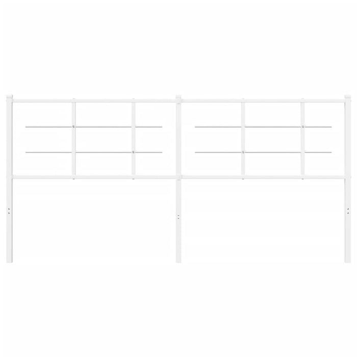 Testiera in Metallo Bianco 180 cm 355646