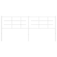 Testiera in Metallo Bianco 193 cm 355647