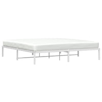 Giroletto-Struttura Letto Metallo Bianco 193x203 cm