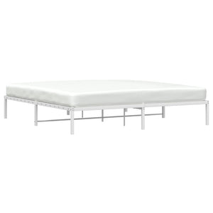 Giroletto-Struttura Letto Metallo Bianco 193x203 cm