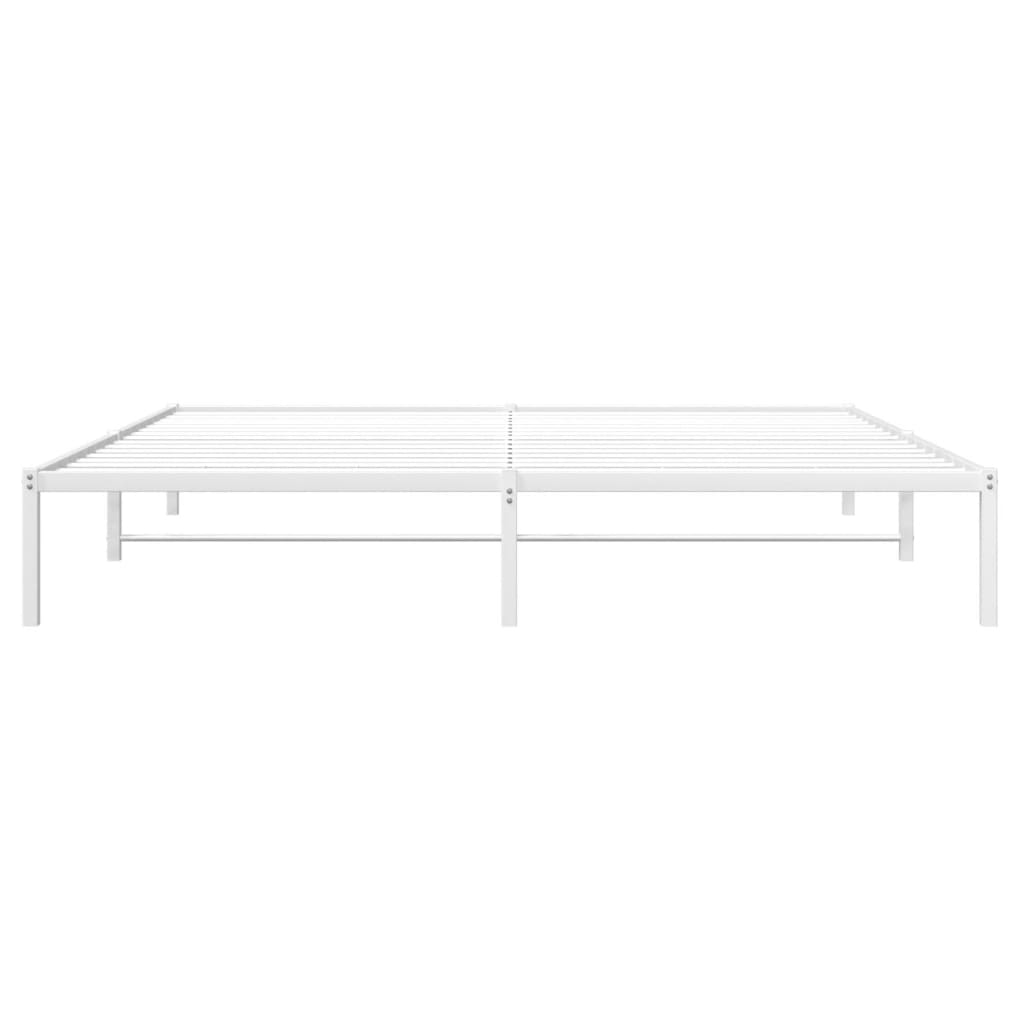 Giroletto-Struttura Letto Metallo Bianco 193x203 cm