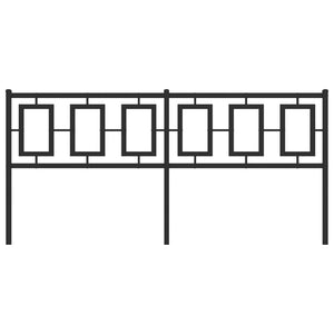 Testiera in Metallo Nero 180 cm 374277