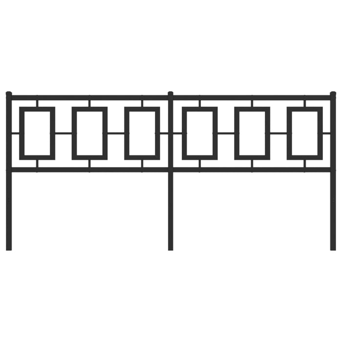 Testiera in Metallo Nero 180 cm 374277
