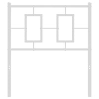 Testiera in Metallo Bianco 75 cm 374316