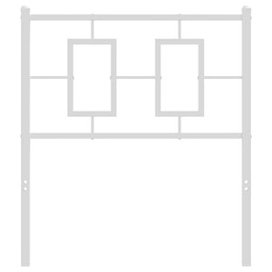 Testiera in Metallo Bianco 75 cm 374316