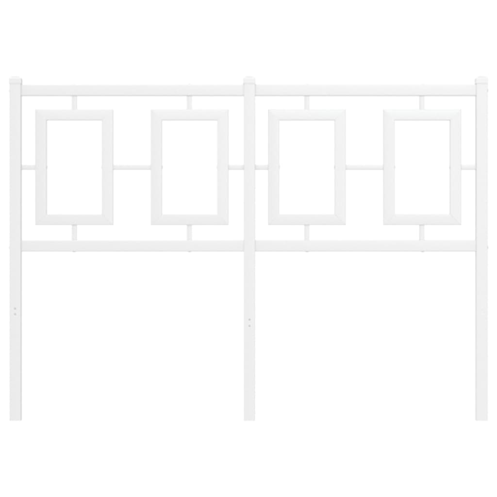 Testiera in Metallo Bianco 120 cm 374321