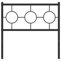 Testiera in Metallo Nero 90 cm 376254