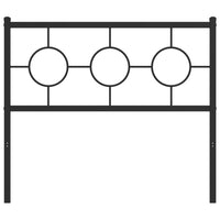 Testiera in Metallo Nero 100 cm 376255