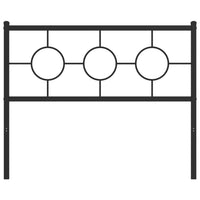 Testiera in Metallo Nero 107 cm 376256
