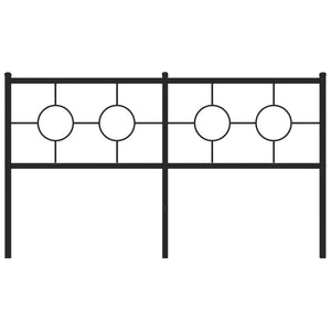 Testiera in Metallo-Testiera in Ferro-Testata Nero 150 cm 303312