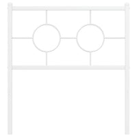 Testiera in Metallo Bianco 75 cm 376301