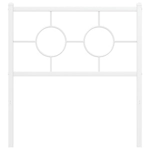 Testiera in Metallo Bianco 75 cm 376301