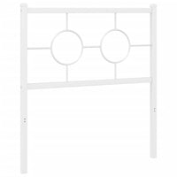 Testiera in Metallo Bianco 80 cm 376302