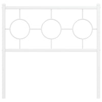 Testiera in Metallo Bianco 90 cm 376303