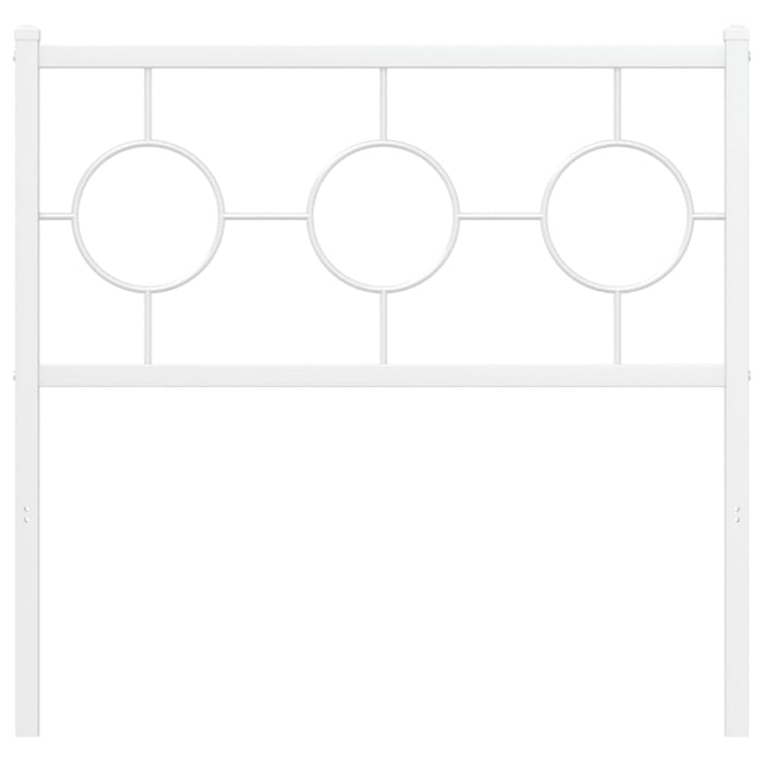 Testiera in Metallo Bianco 90 cm 376303