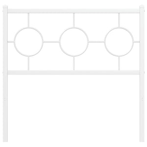 Testiera in Metallo Bianco 90 cm 376303