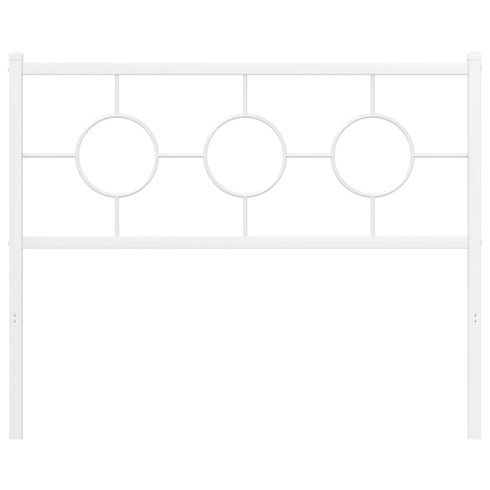 Testiera in Metallo Bianco 107 cm 376305