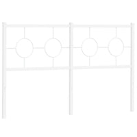 Testiera in Metallo Bianco 140 cm 376308