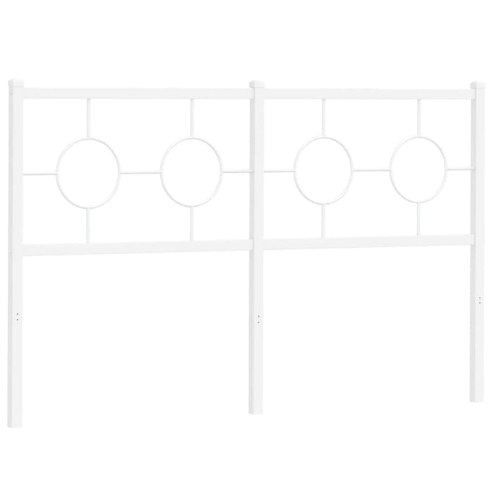 Testiera in Metallo Bianco 140 cm 376308